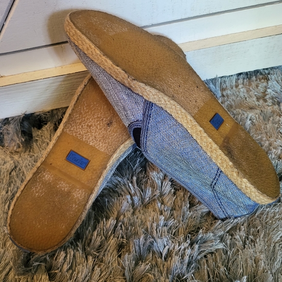 Keds Denim Tweed Slip-On Lower Woven Espadrille Trim in Wmns 8.5 - Picture 7 of 8